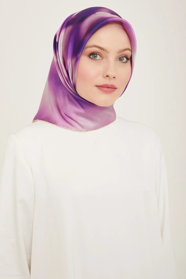 ARMİNE İPEK EŞARP 9124D (SURA) - 1