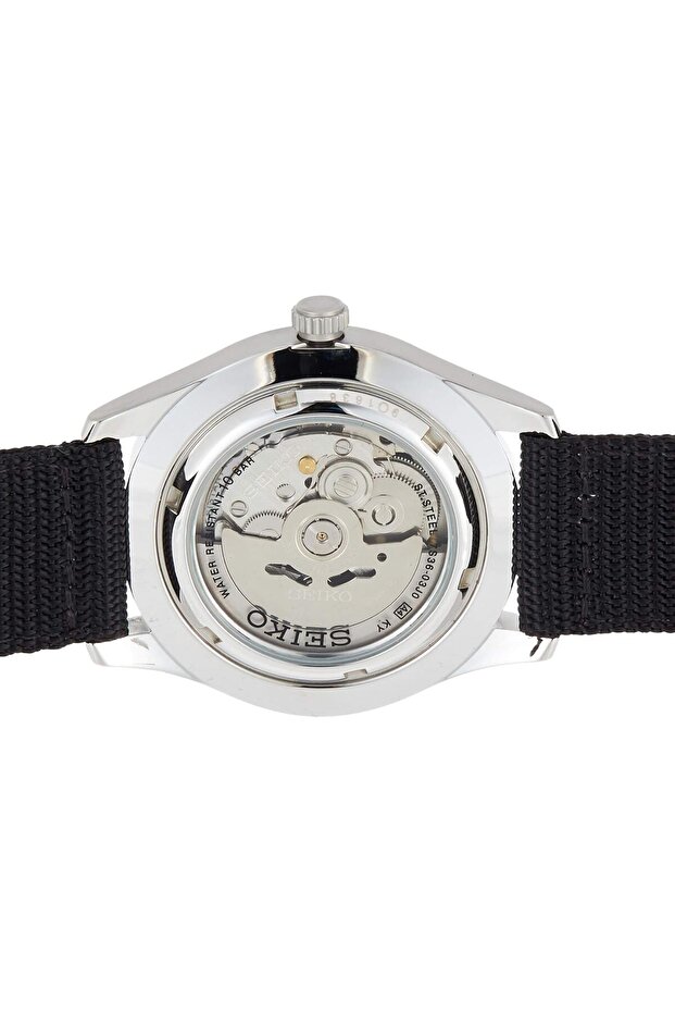 SEIKO Men's Quartz Watch, Analog Display and Nylon Strap SNZG15K1 - 3
