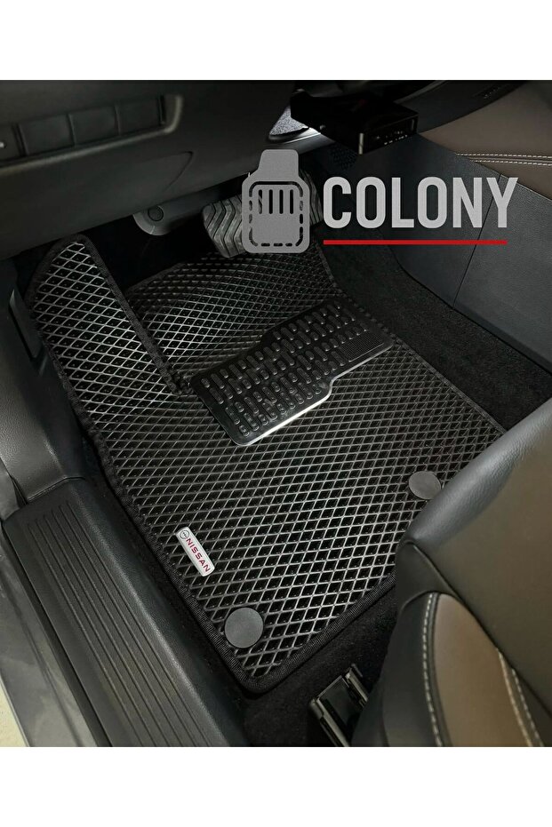 COLONY Nissan Qashqai J12 Hücreli Premium Eva Paspas Seti Tam Set Paspas Takımı