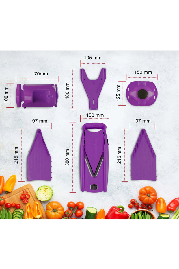 Borner V5 Mutfak Rendesi Mor - 6
