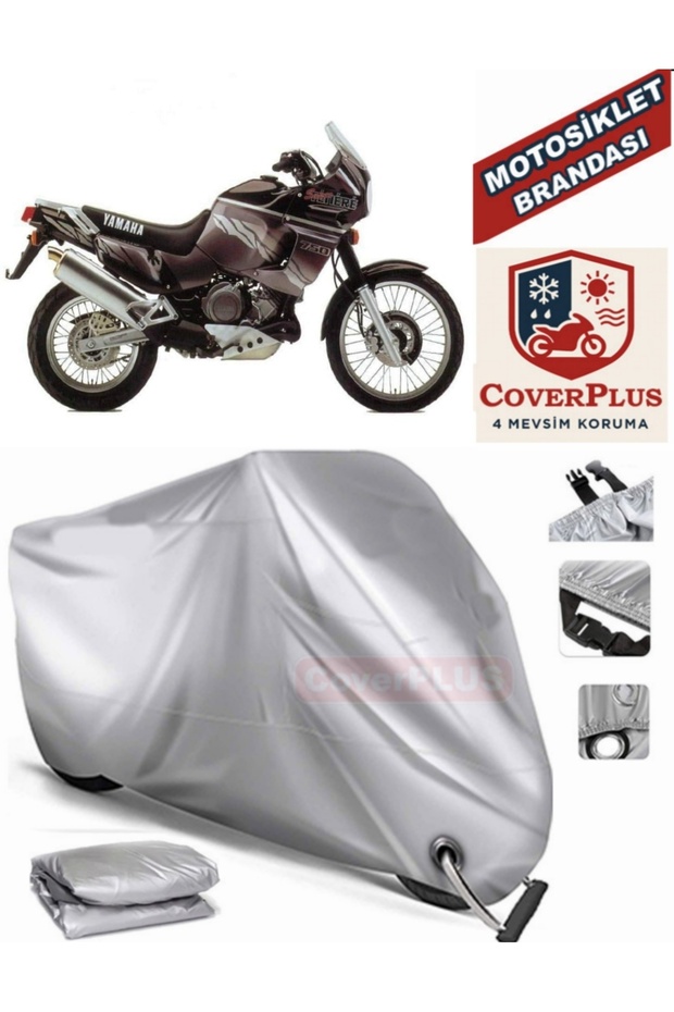 Gray Lock Compatible Motor Tarpaulin for Yamaha Xtz 750 Super Tenere Motorcycle Tarpaulin Cover Tent (Motoen)