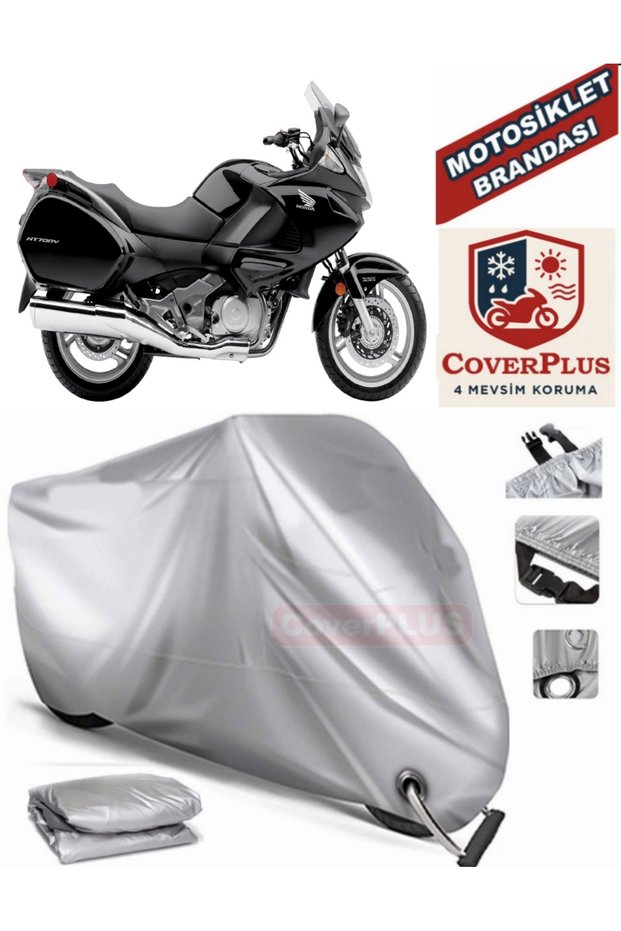 Gray Lock Compatible Motor Tarpaulin Honda Nt 700 V Deauville Abs Motorcycle Tarpaulin Cover Tent (Motoen)