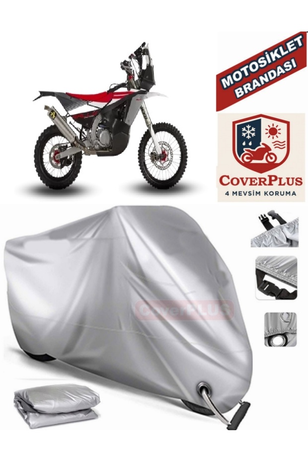 Gray Lock Compatible Motor Tarpaulin Xef 450 4t My23 Motorcycle Tarpaulin Cover Tent (Motoen)