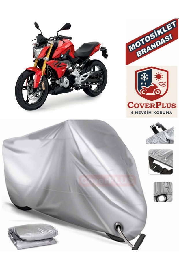 Gray Lock Compatible Motor Tarpaulin Bmw g 310 R Motorcycle Tarpaulin Cover Tent (Motoen)