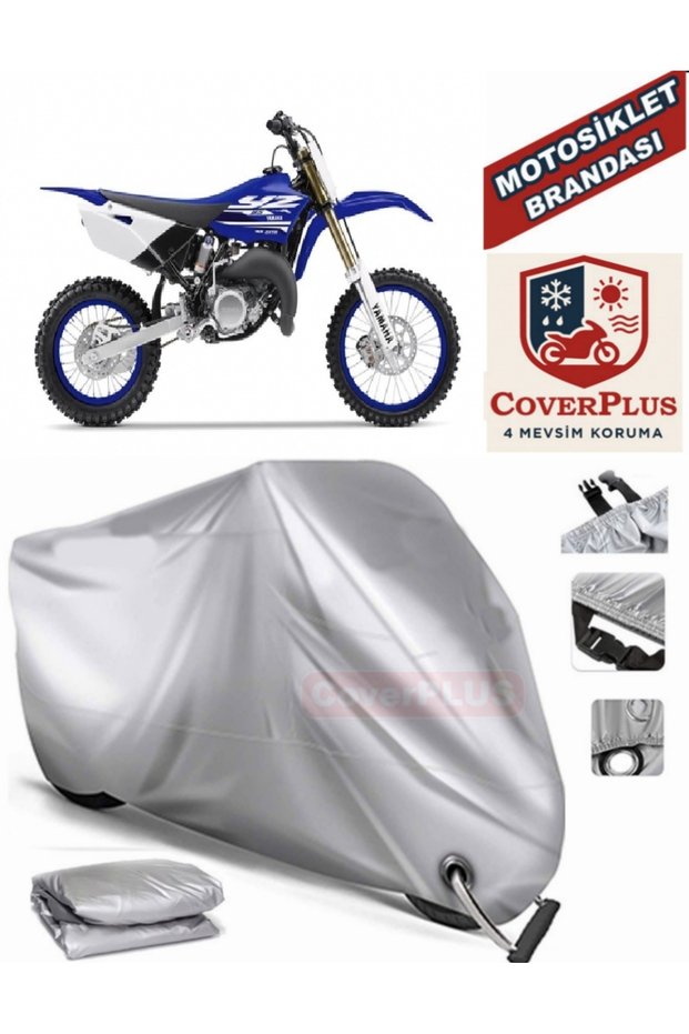 Gray Lock Compatible Motor Tarpaulin Yamaha Yz 85 Motorcycle Tarpaulin Cover Tent (Motoen)