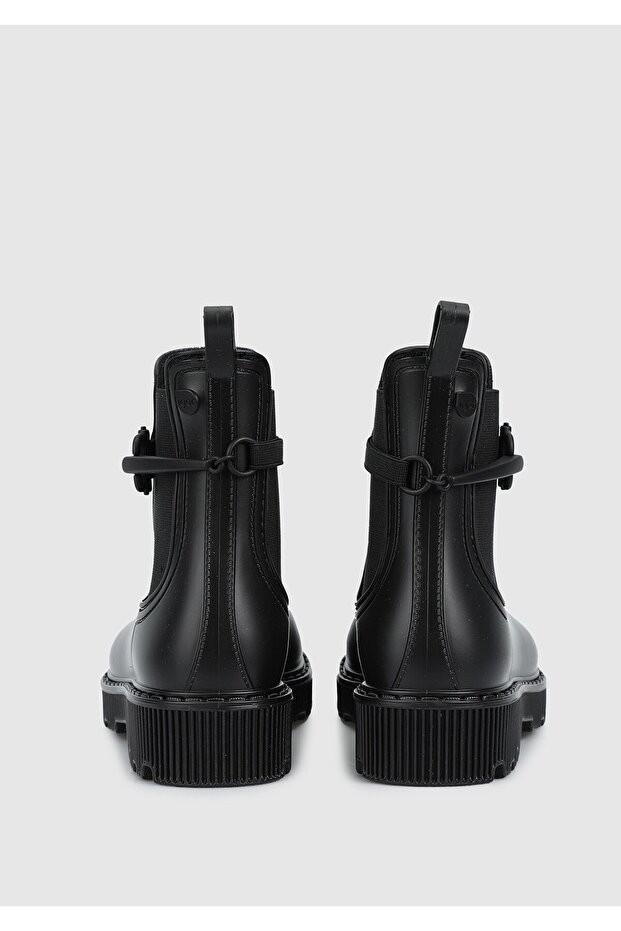 Siyah Kadın Yağmur Botu - 4