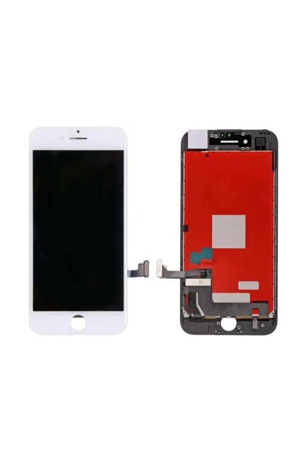 شاشة كاملة متوافقة مع هاتف iPhone 7 Plus باللون الأبيض بجودة AAA