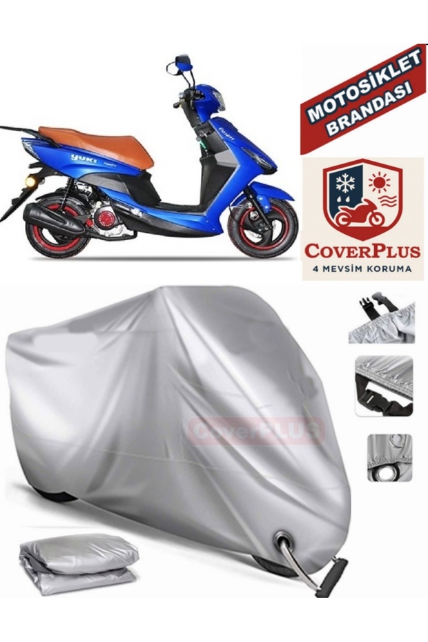 Gray Lock Compatible Motor Tarpaulin Yuki Yb50Qt-3 Casper Motorcycle Tarpaulin Cover Tent (Motoen)