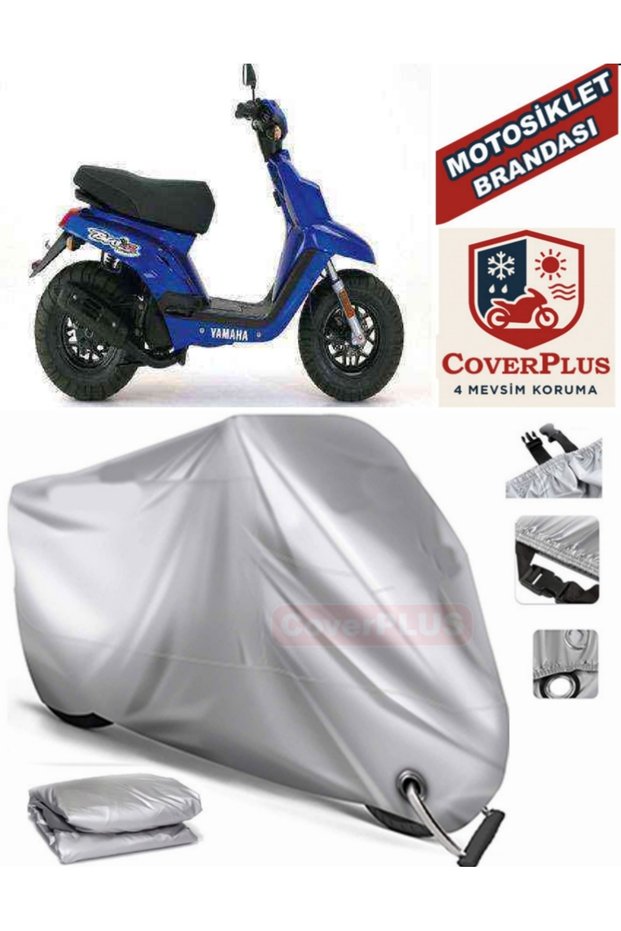 Gray Lock Compatible Motor Tarpaulin Yamaha Bws 100 Motorcycle Tarpaulin Cover Tent (Motoen)