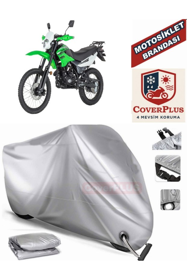Gray Lock Compatible Motor Tarpaulin Mondial X-Treme Moto Cross Motorcycle Tarpaulin Cover Tent (Motoen)