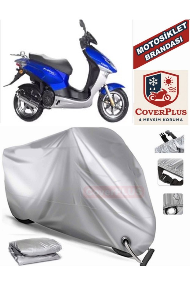 Gray Lock Compatible Motor Tarpaulin Keeway Matrix 150 Motorcycle Tarpaulin Cover Tent (Motoen)