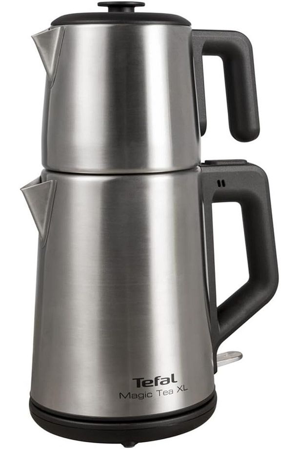 Magic Tea XL Hacim 1,2 Litre Çaydanlık, 1,8 Litre 1650 Watt Paslanmaz Çelik Çay Makinesi - 3