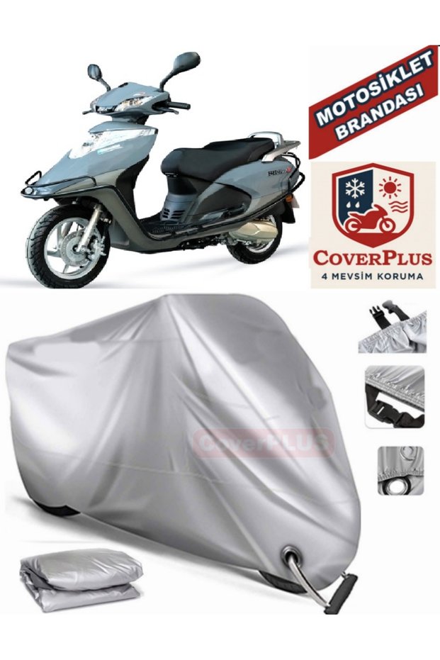 Gray Lock Compatible Motor Tarpaulin Arora Special 125 Motorcycle Tarpaulin Cover Tent (Motoen)