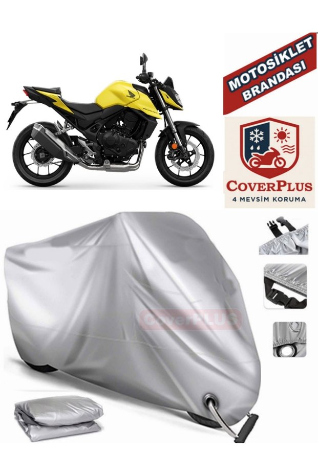 Gray Lock Compatible Motor Tarpaulin Honda Cb 750 Hornet Motorcycle Tarpaulin Cover Tent (Motoen)