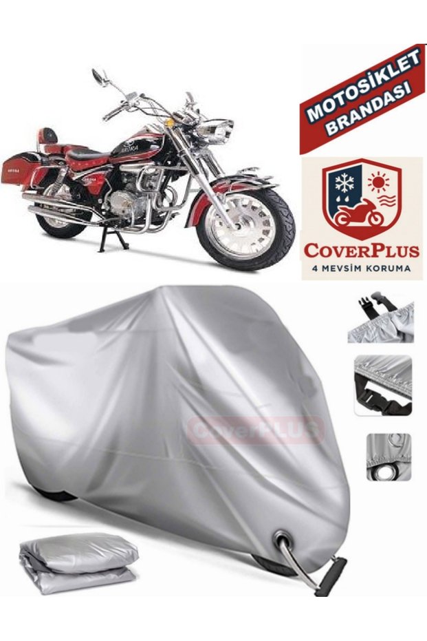 Gray Lock Compatible Motor Tarpaulin Arora Ks 200 Motorcycle Tarpaulin Cover Tent (Motoen)