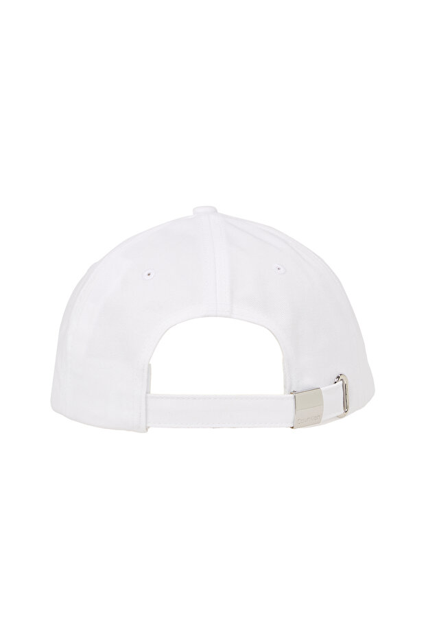 Men Bright White Essential Patch Baseball Cap - 3