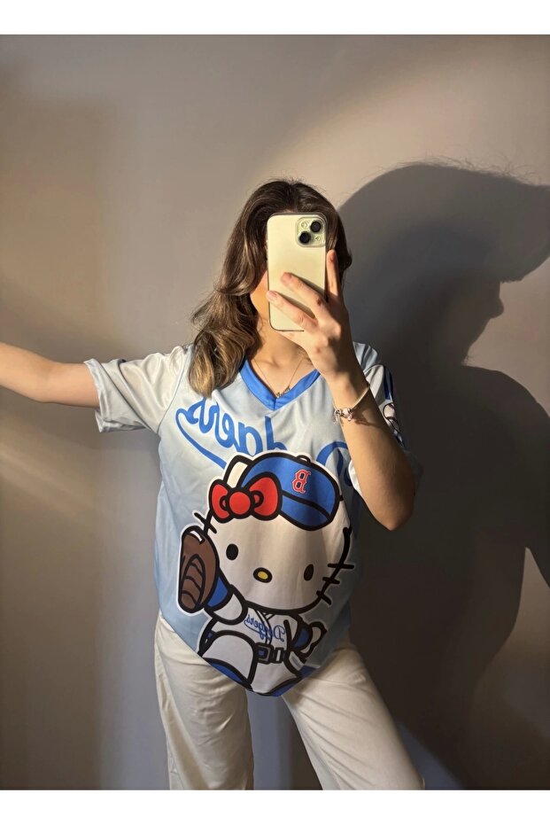 Mavi Hello Kitty Detail Jersey Forma - 2