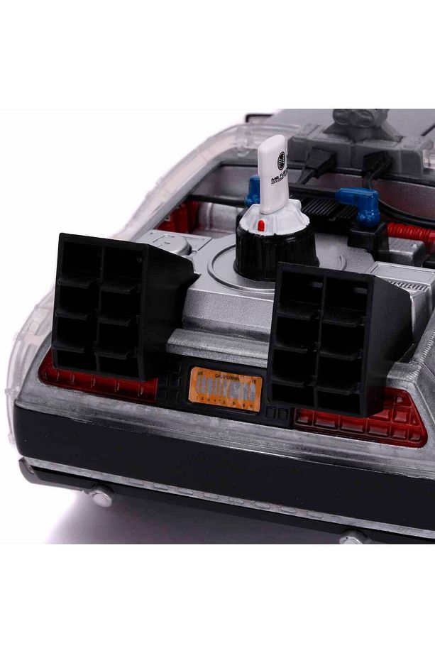 1:24 Back to The Future Geleceğe Dönüş 3 Işıklı Time Machine Zaman Makinesi Die - Cast Metal Araba - 4