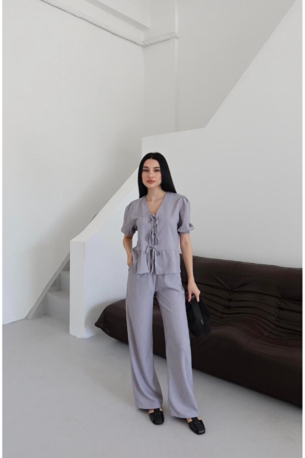 مجموعة مزدوجة مربوطة برباط - 5