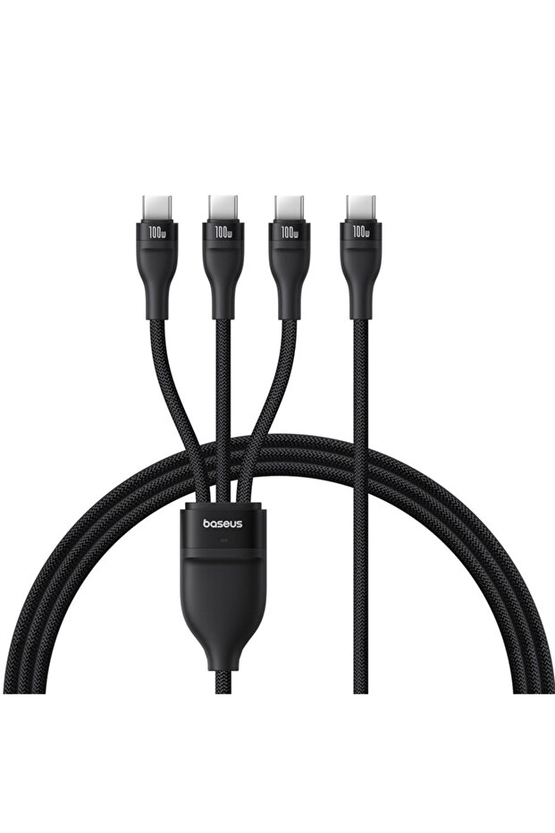 Flash Series 3 100W One-for-three Fast Charging Cable Type-C to C+C+C - 480Mbps
