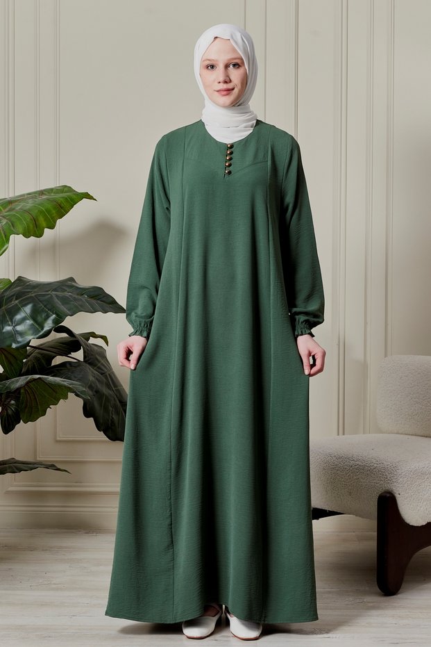 Hijab Clothing Mother's Dress Prayer Dress Aerobin Long Dress V Roba Fish Dress Large Size