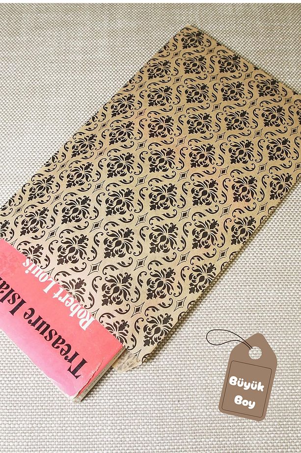 20 Adet 30x40 Damask Desenli Hediye Poşeti Hediye Paketi Büyük Boy - 4