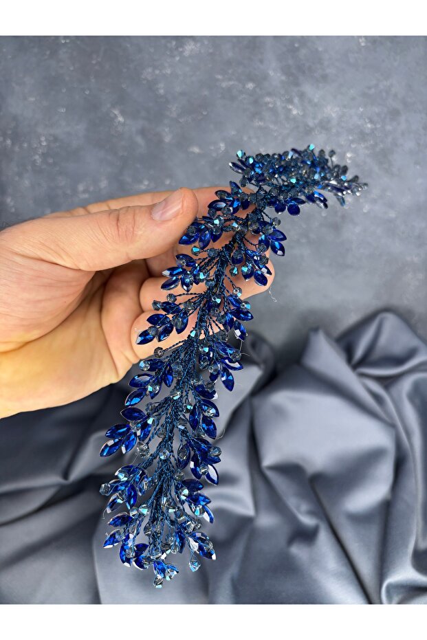 Laurel Bridal Crown Modern Accessory for Hair and Turban