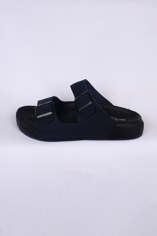 7408 Men's Orthopedic Daily Navy Blue Slippers