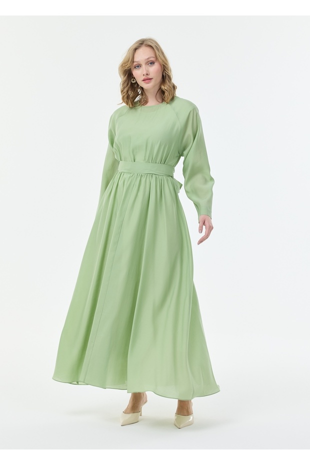 Reglan Kol Kloş Elbise - 4