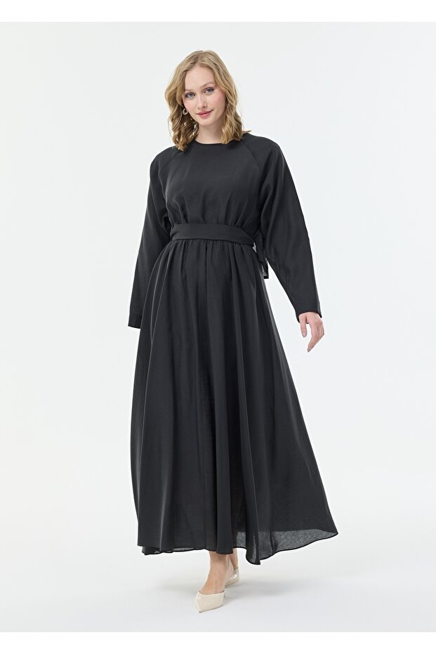 Reglan Kol Kloş Elbise - 3