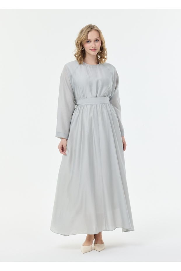 Reglan Kol Kloş Elbise - 3