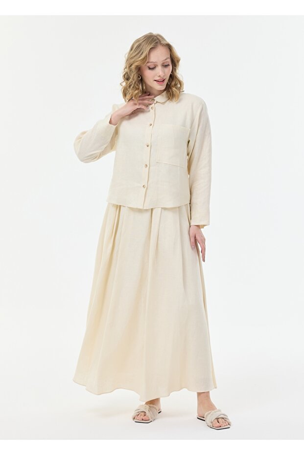 Kloş Keten Etek - 4