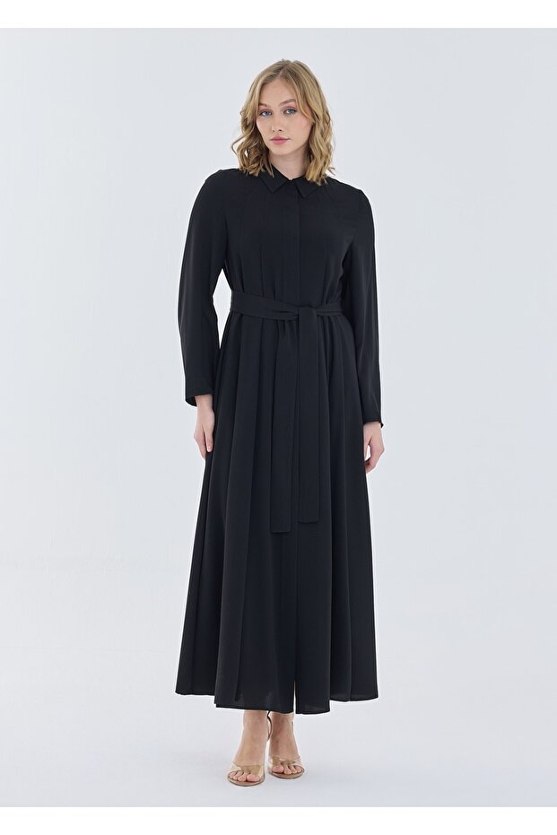 Parça Detaylı Pardesü - 1