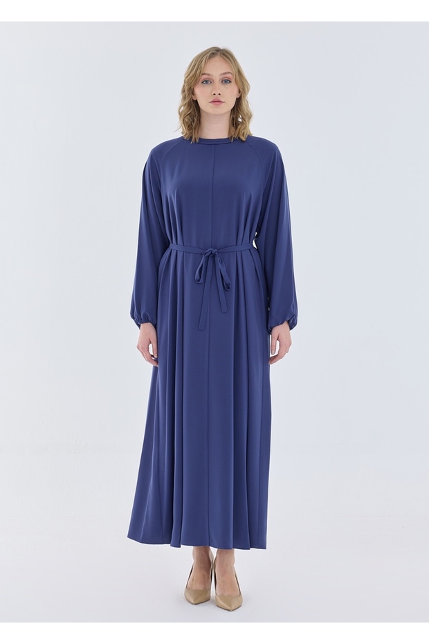 Reglan Kol Kemerli Elbise - 2