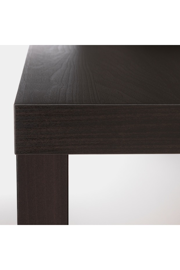 طاولة جانبية، أسود-بني، ‎ 55x55 سم ‏ - 4