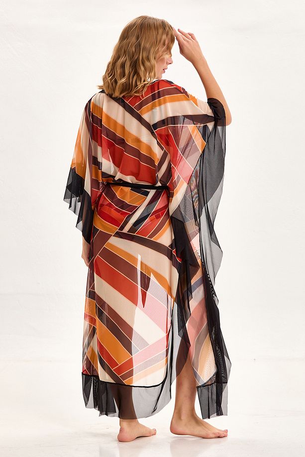Kuşaklı Kaftan Pareo 2064 - 2