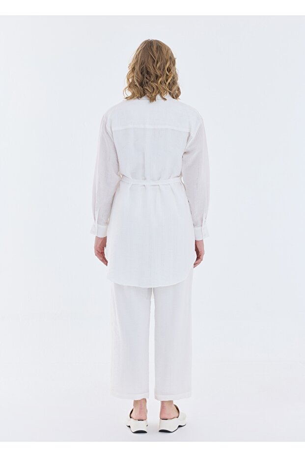 Düğmeli Pantolonlu Takım - 4