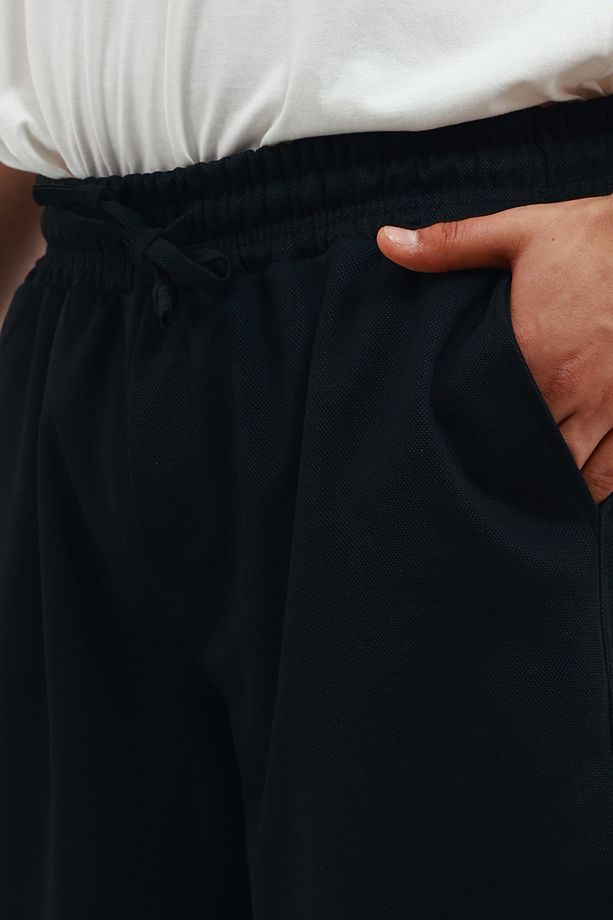 Capsule Kadın Comfort Regular Pike Kumaş Duble Paça Bermuda Şort - 4