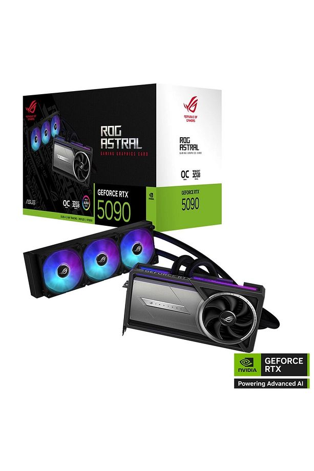 Rog Astral Lc Geforce Rtx 5090 32gb Oc Edition Dlss 4 512 Bit Gddr7 Sıvı Soğutmalı Ekran Kartı - 1