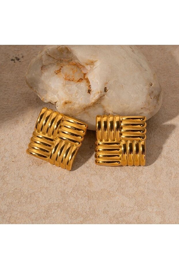 Çelik hailey küpe - 2