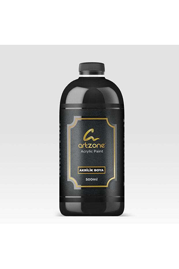 Akrilik Boya 500ml - Siyah - 1