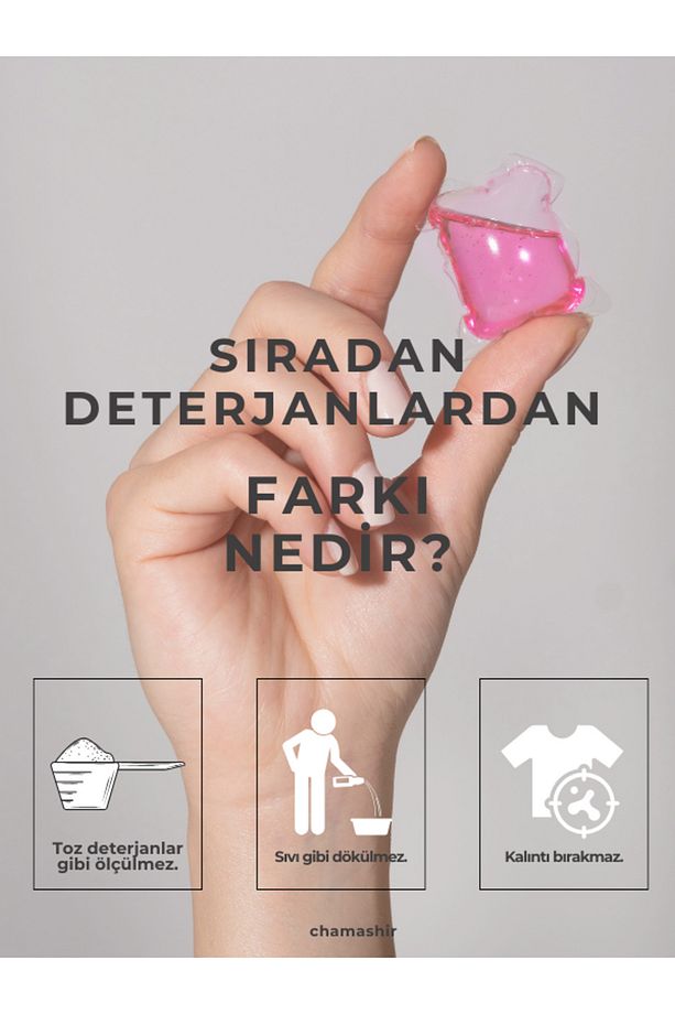 Kapsül Çamaşır Deterjanı Sakura Kokulu - Renkliler Ve Beyazlar Için 59 Yıkama - 6