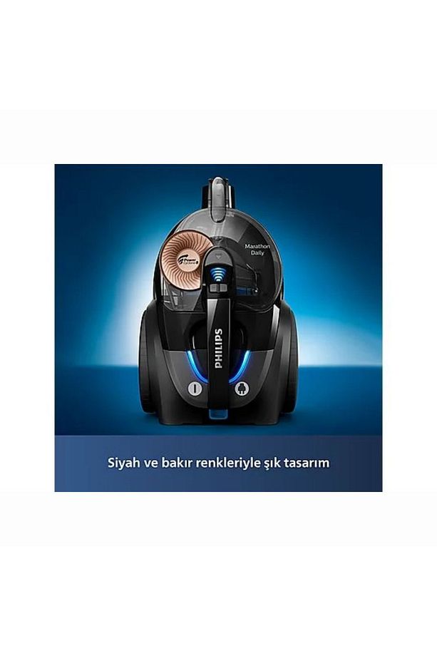 Phılıps Toz Torbasız Süpürge 900W Güç ALLERGYH13 Filtre Alerjii Kilit Sistemi - 3