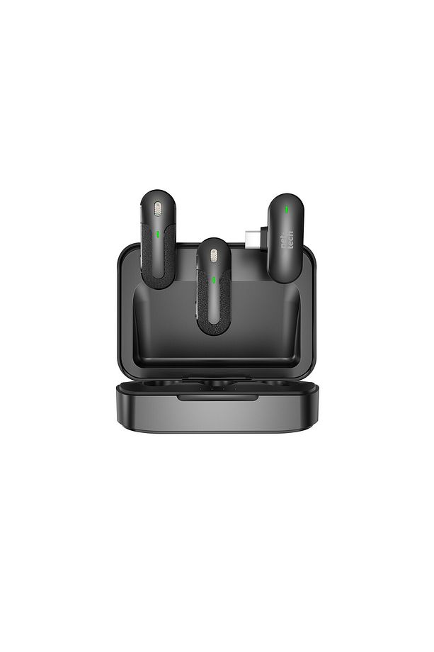 NT-0T08 Type-C Duo Wireless Mini Kablosuz Yaka Mikrofonu - 5