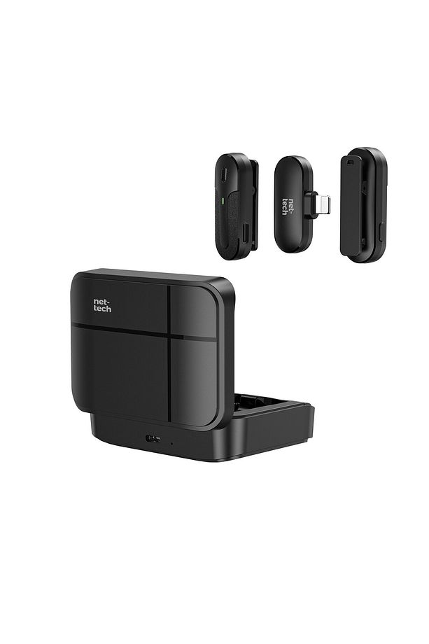 NT-0T09 Lightning Duo Wireless Mini Kablosuz Yaka Mikrofonu - 2