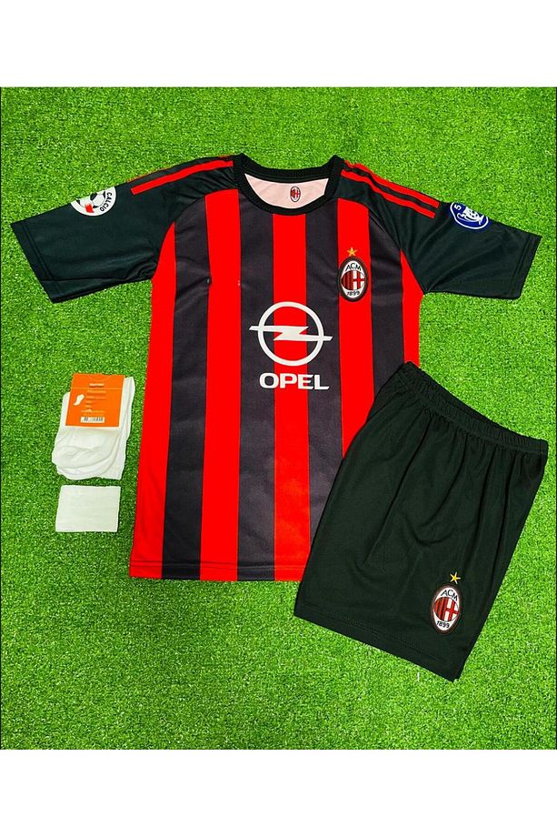 A.c M.i.l.a.n 2007 Sezonu Kaka Leite Nostalji Çocuk Forması 4'lü Set - 2