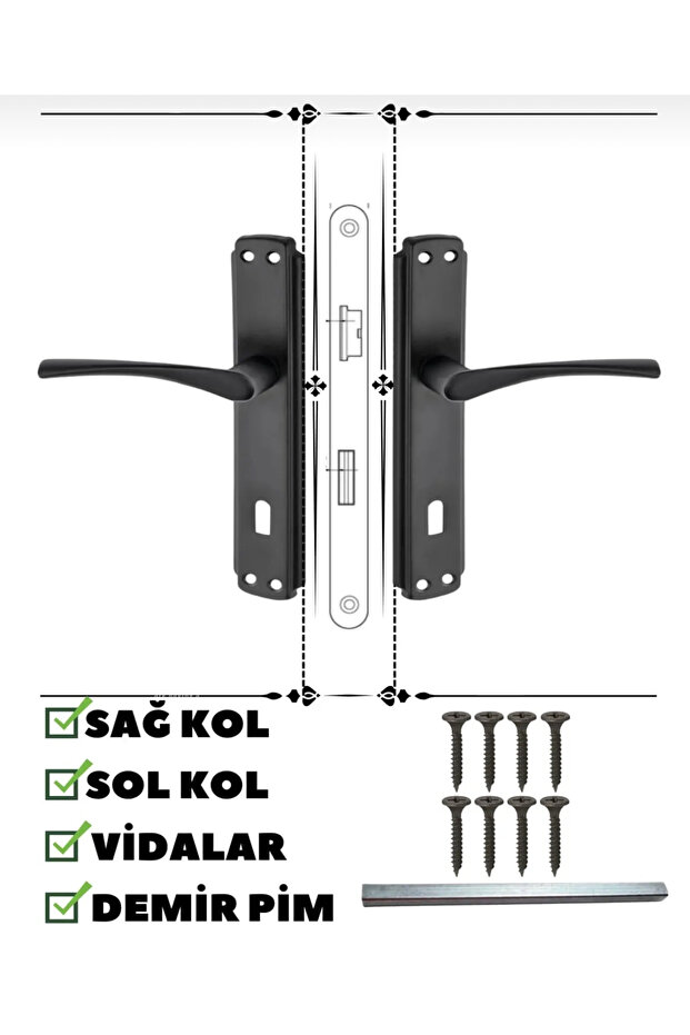 KAPI KOLU BRAVO SİYAH AYNALI ODA - 1