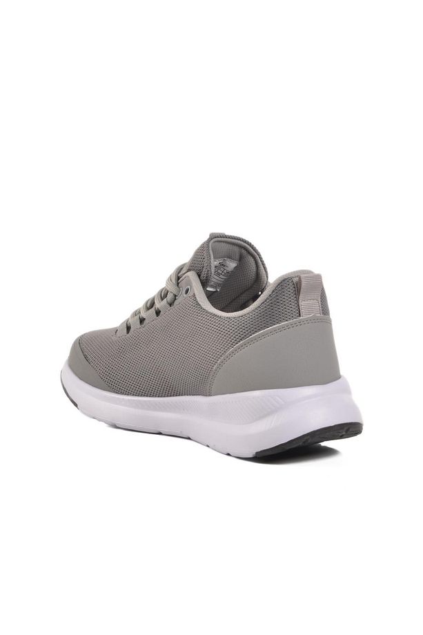 Gri Fileli Hafif Hava Alabilen Unisex Spor Ayakkabı Zita G - 4