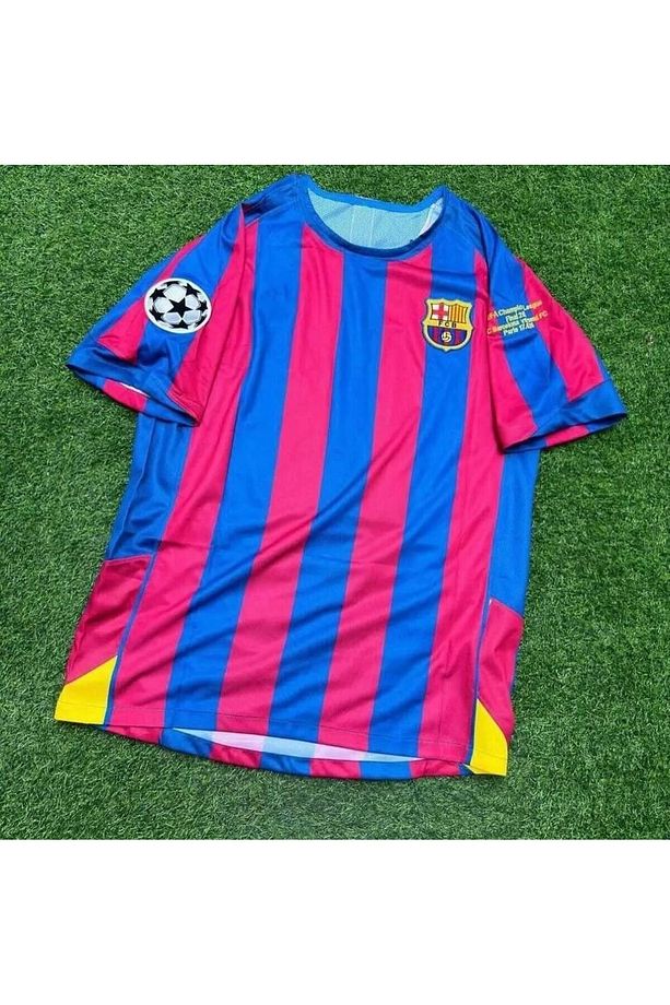 B.a.r.c.e.l.o.n.a 2008-2009 Sezonu Ronaldinho Nostalji Forması - 2