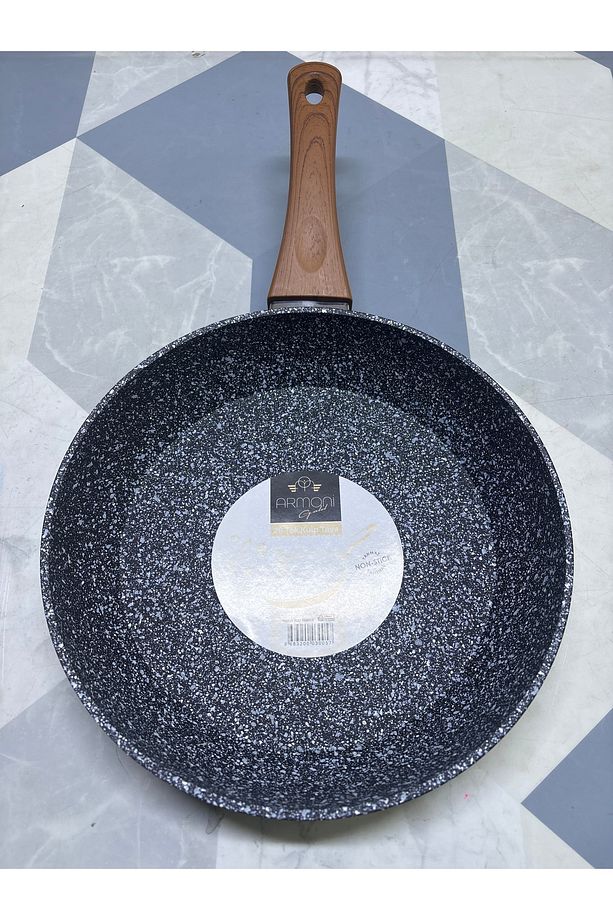 26cm Tek Kulp Granit Tava - 1